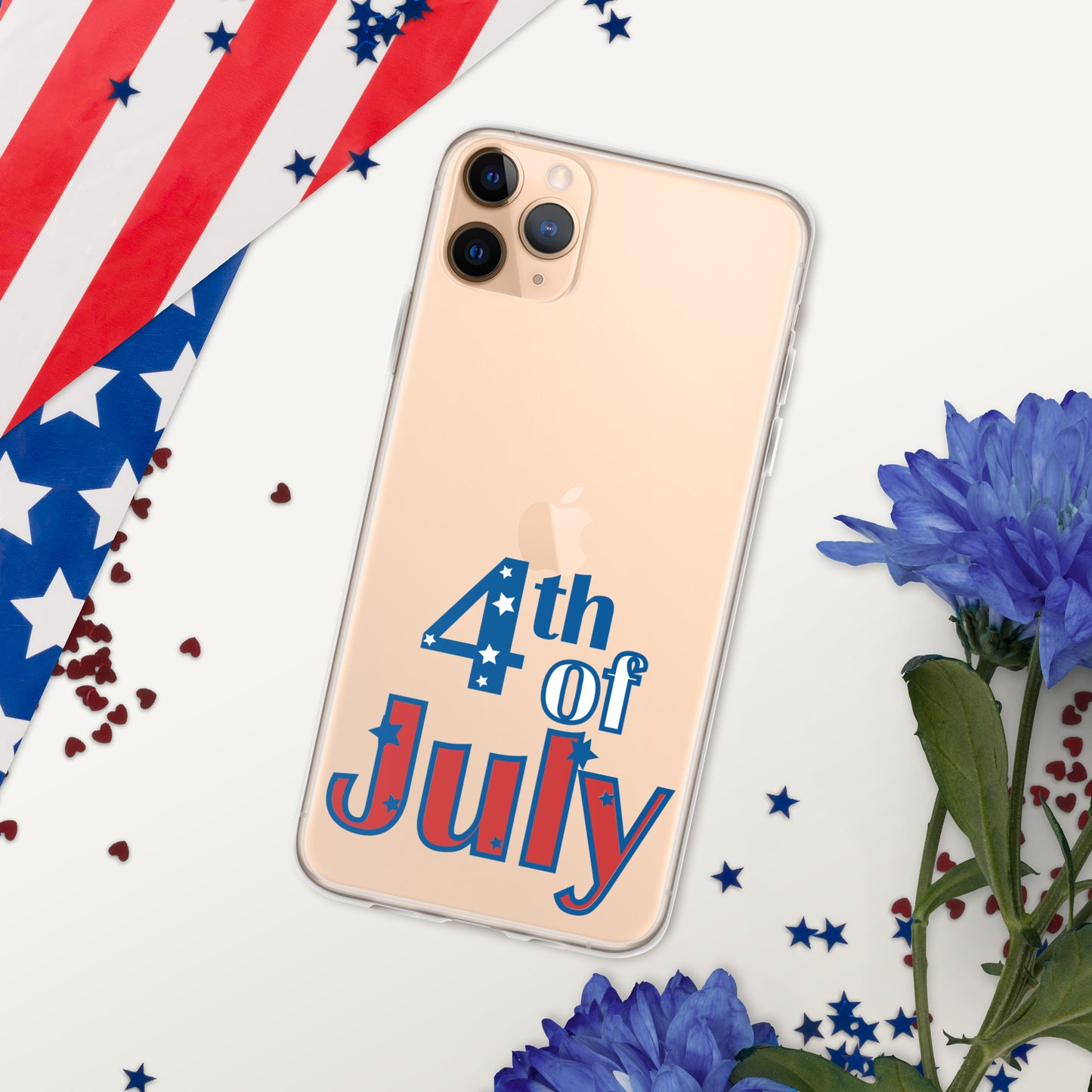 Patriotic Clear iPhone® Case