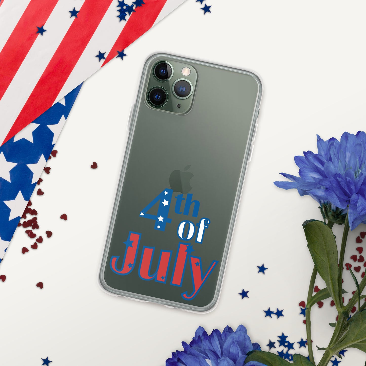 Patriotic Clear iPhone® Case