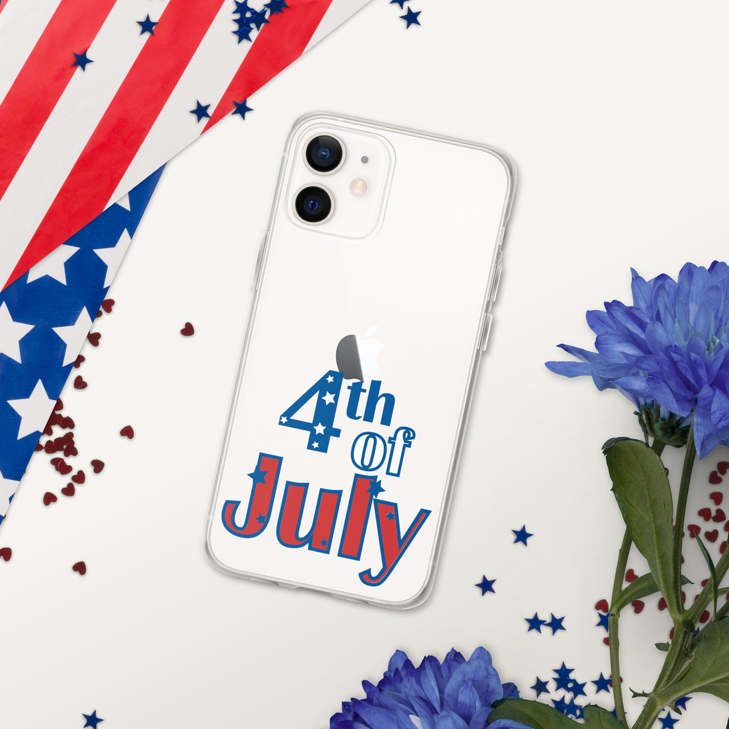 Patriotic Clear iPhone® Case
