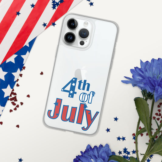 Patriotic Clear iPhone® Case