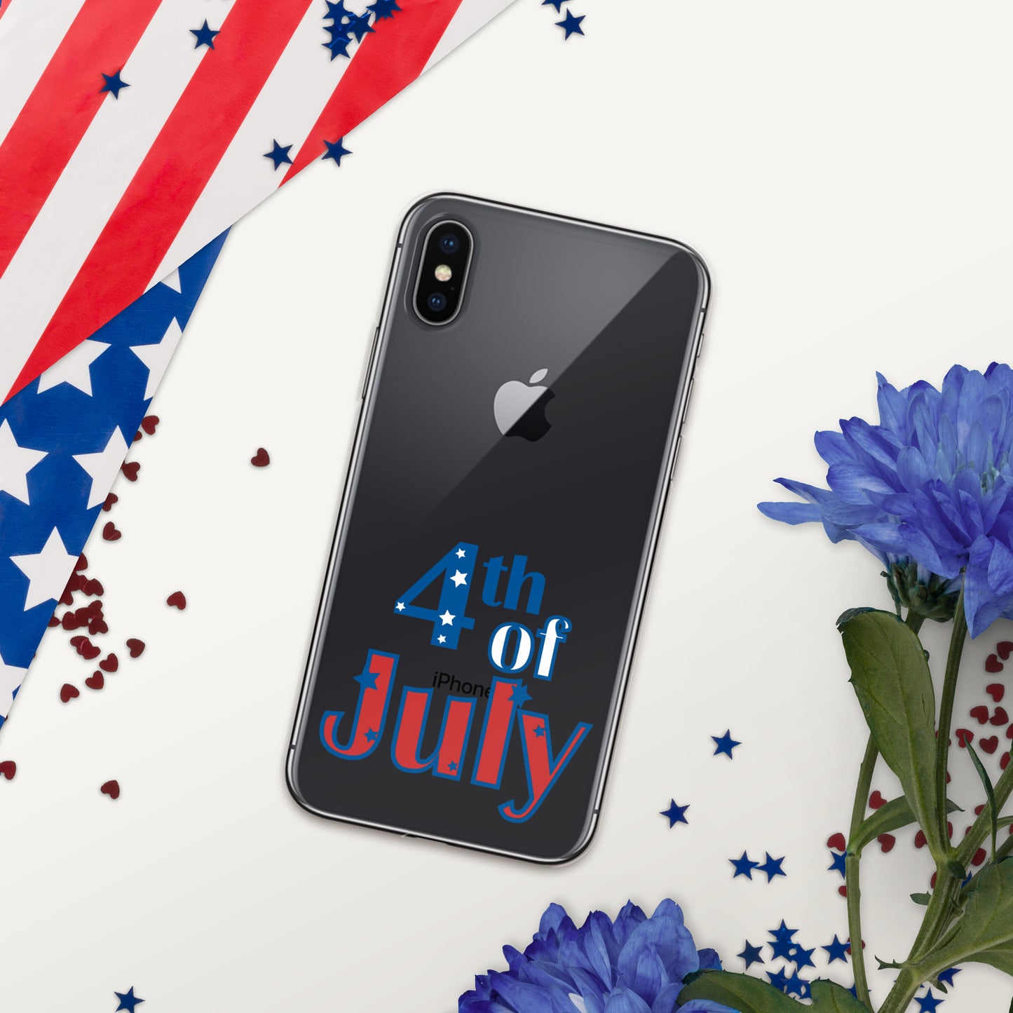 Patriotic Clear iPhone® Case