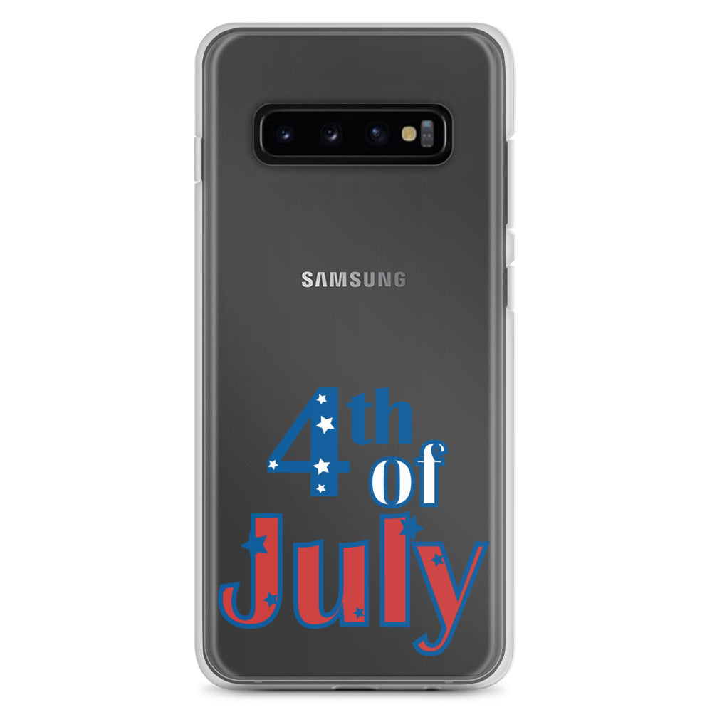 Patriotic Clear Samsung® Case