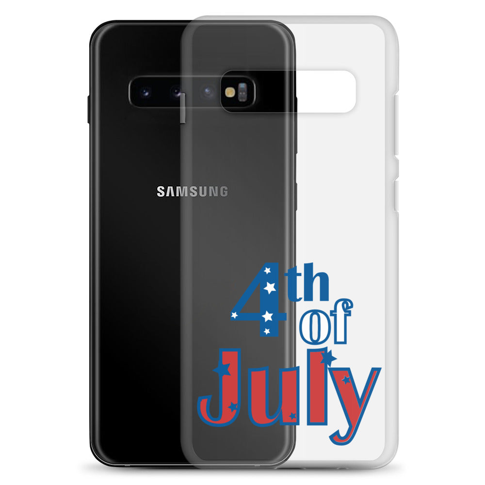 Patriotic Clear Samsung® Case