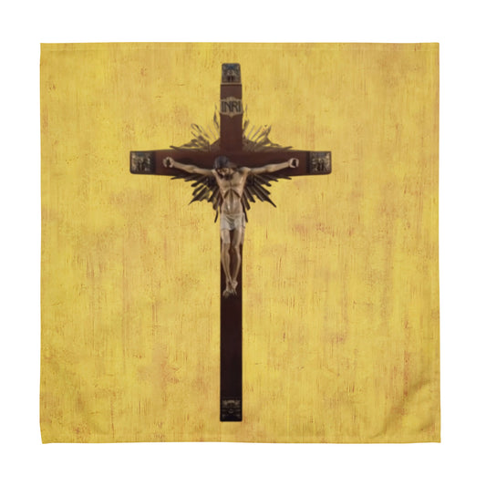 Crucifix Napkins 4pk