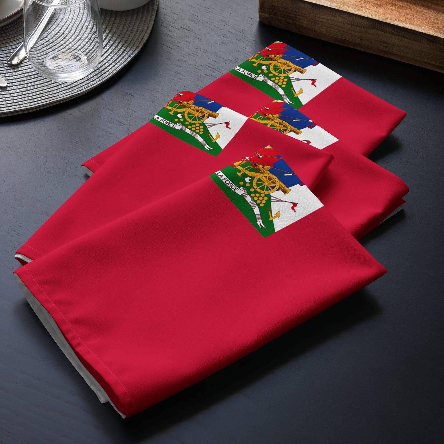 Haitian Flag Napkins 4pk