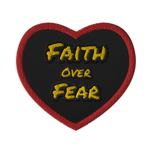 Embroidered Faith Patch