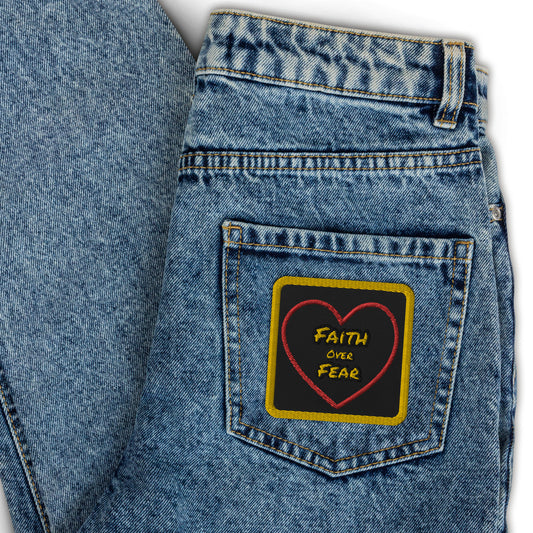 Embroidered Faith Patch