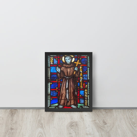 Framed St Francis of Assisi Poster