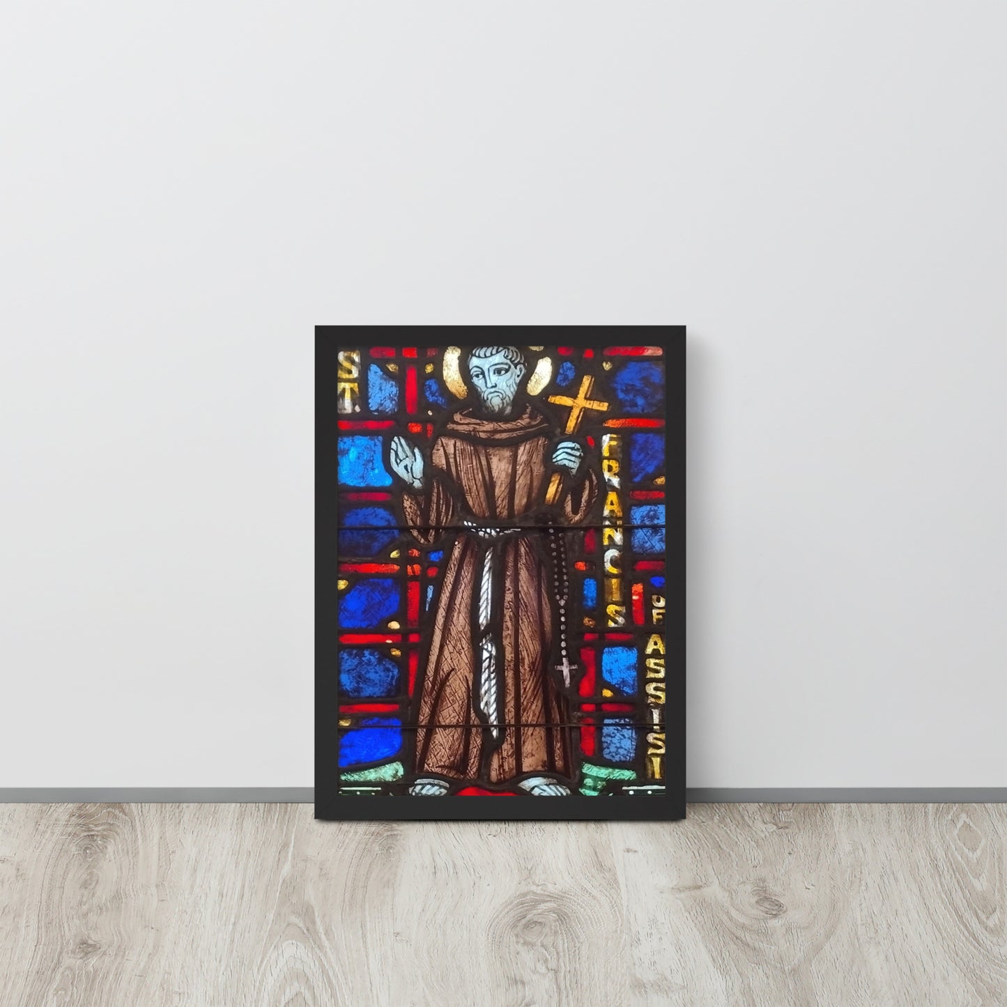 Framed St Francis of Assisi Poster