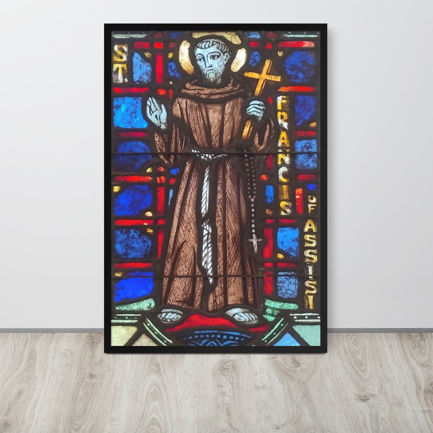Framed St Francis of Assisi Poster