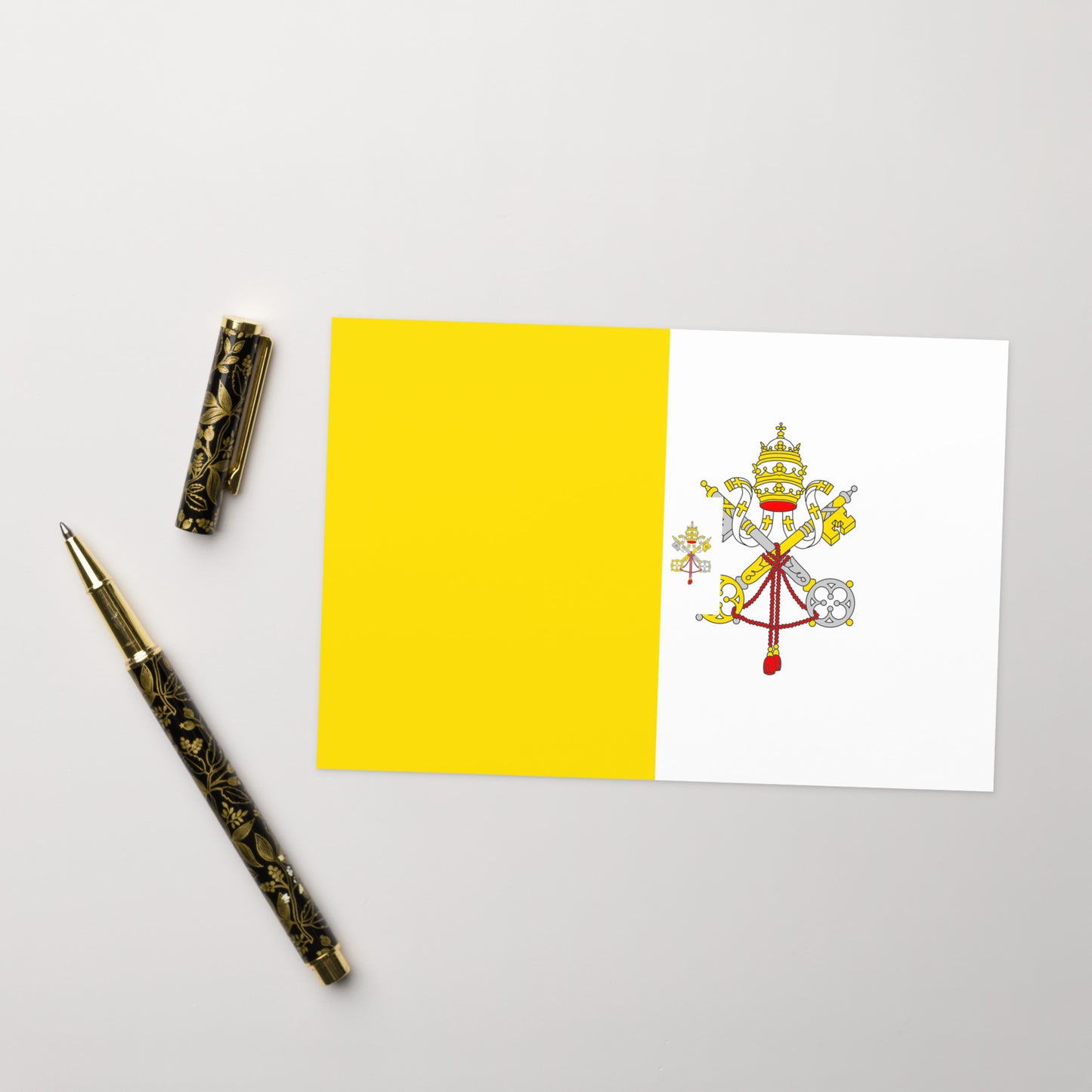 Catholic Flag Greeting Card
