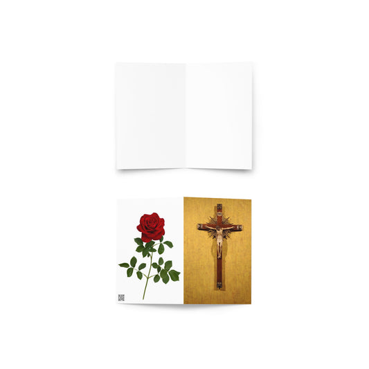 Crucifix Greeting Card