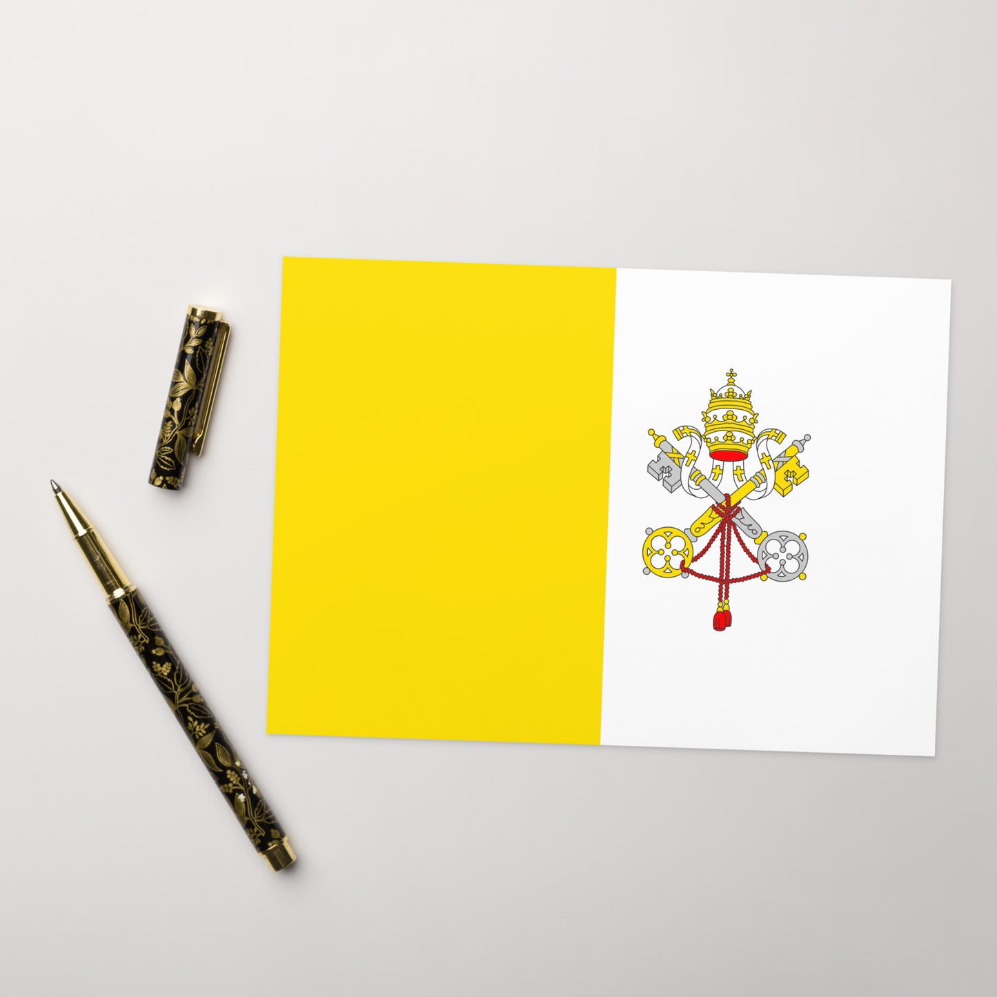 Catholic Flag Greeting Card