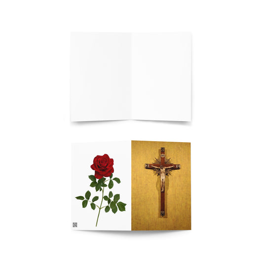 Crucifix Greeting Card