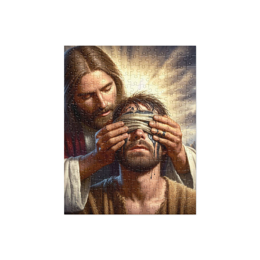 Healing the Man Born Blind Puzzle