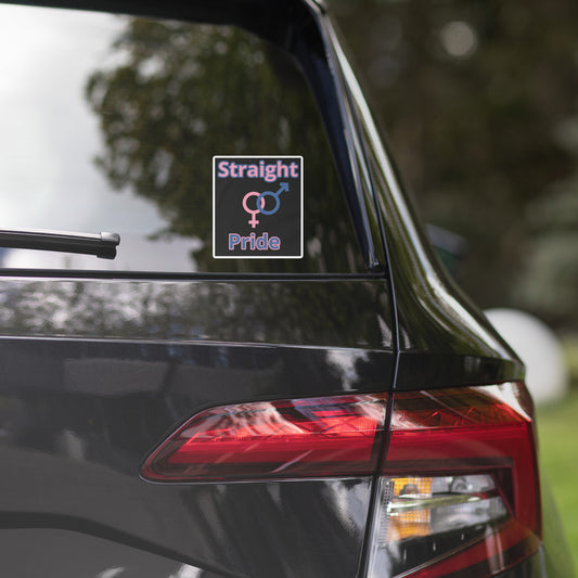 Straight Pride Stickers