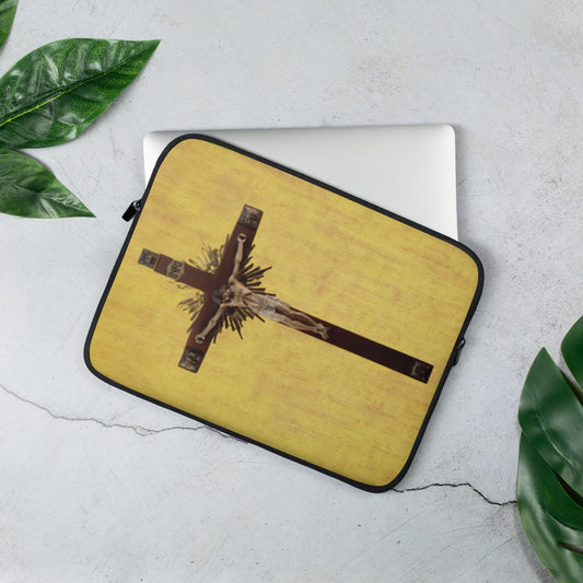 Crucifix Laptop Sleeve