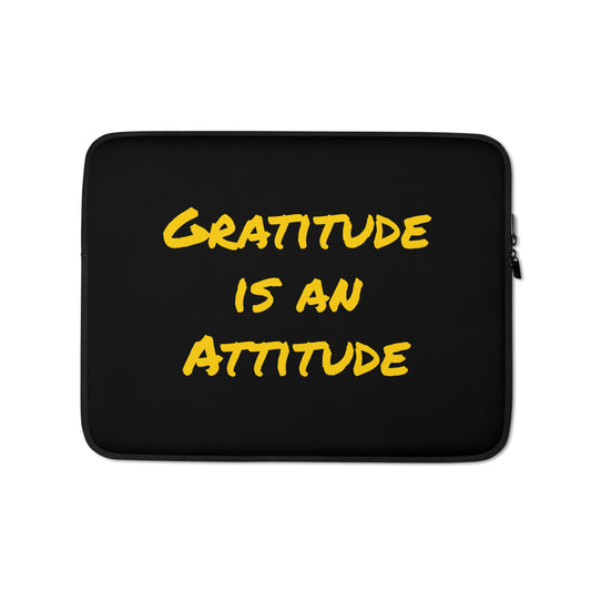 Gratitude Laptop Sleeve