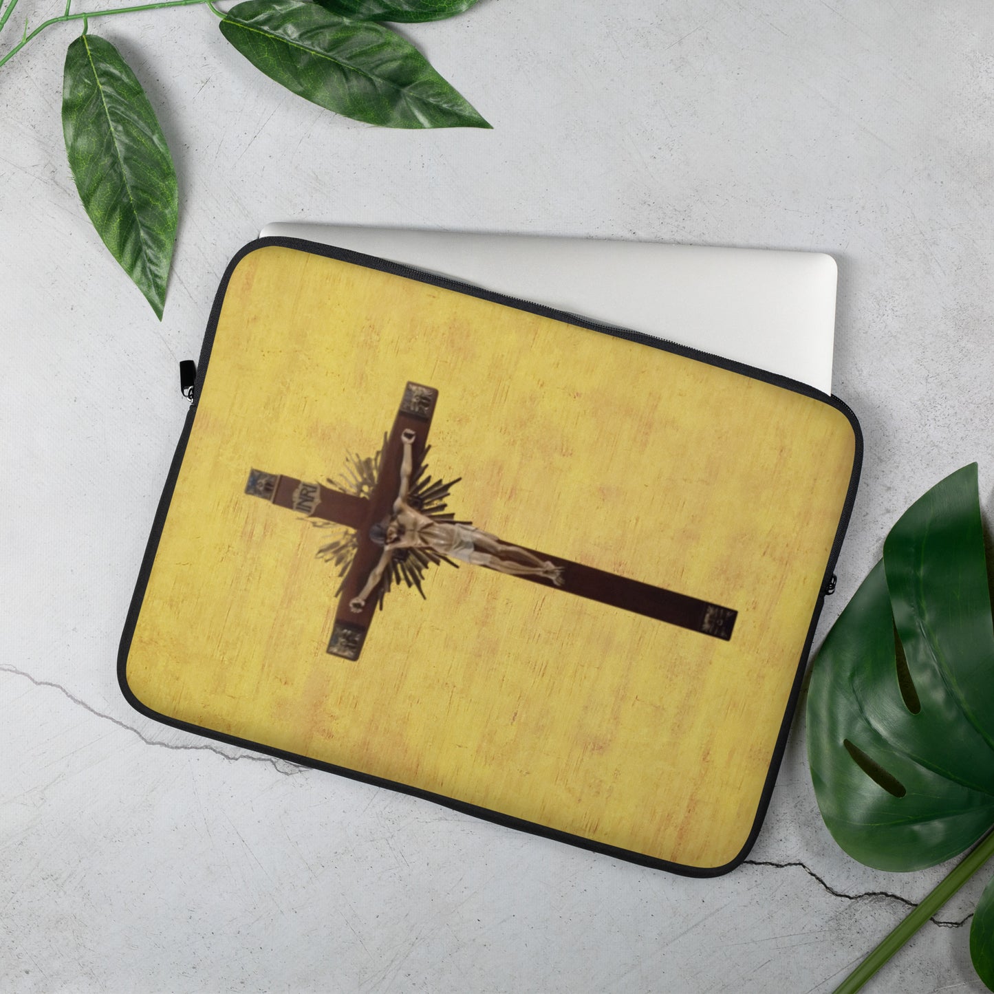 Crucifix Laptop Sleeve