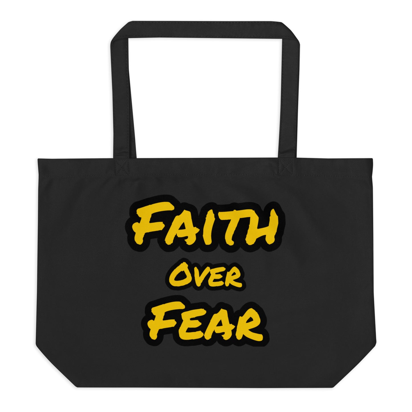 Large Organic Faith Tote Bag