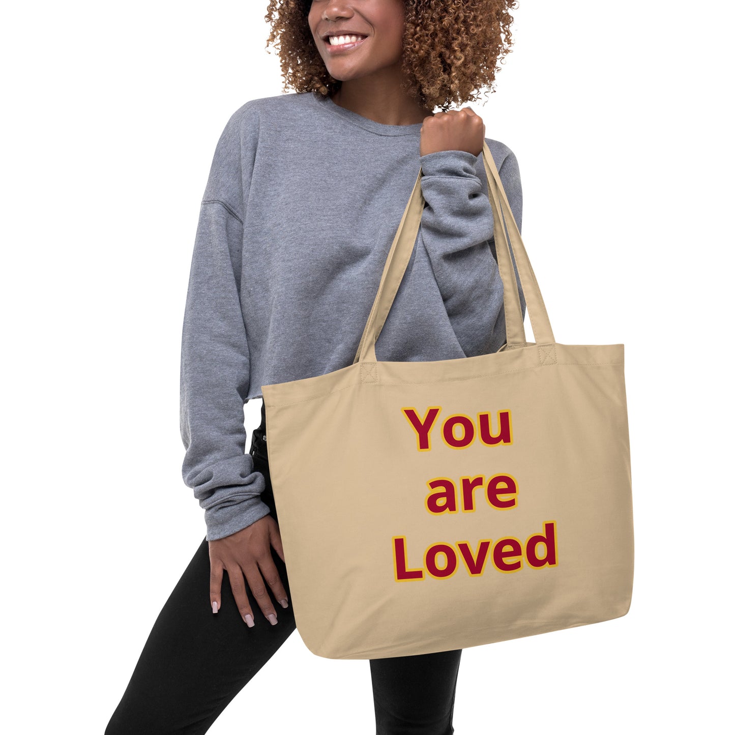 Large Organic Love Tote