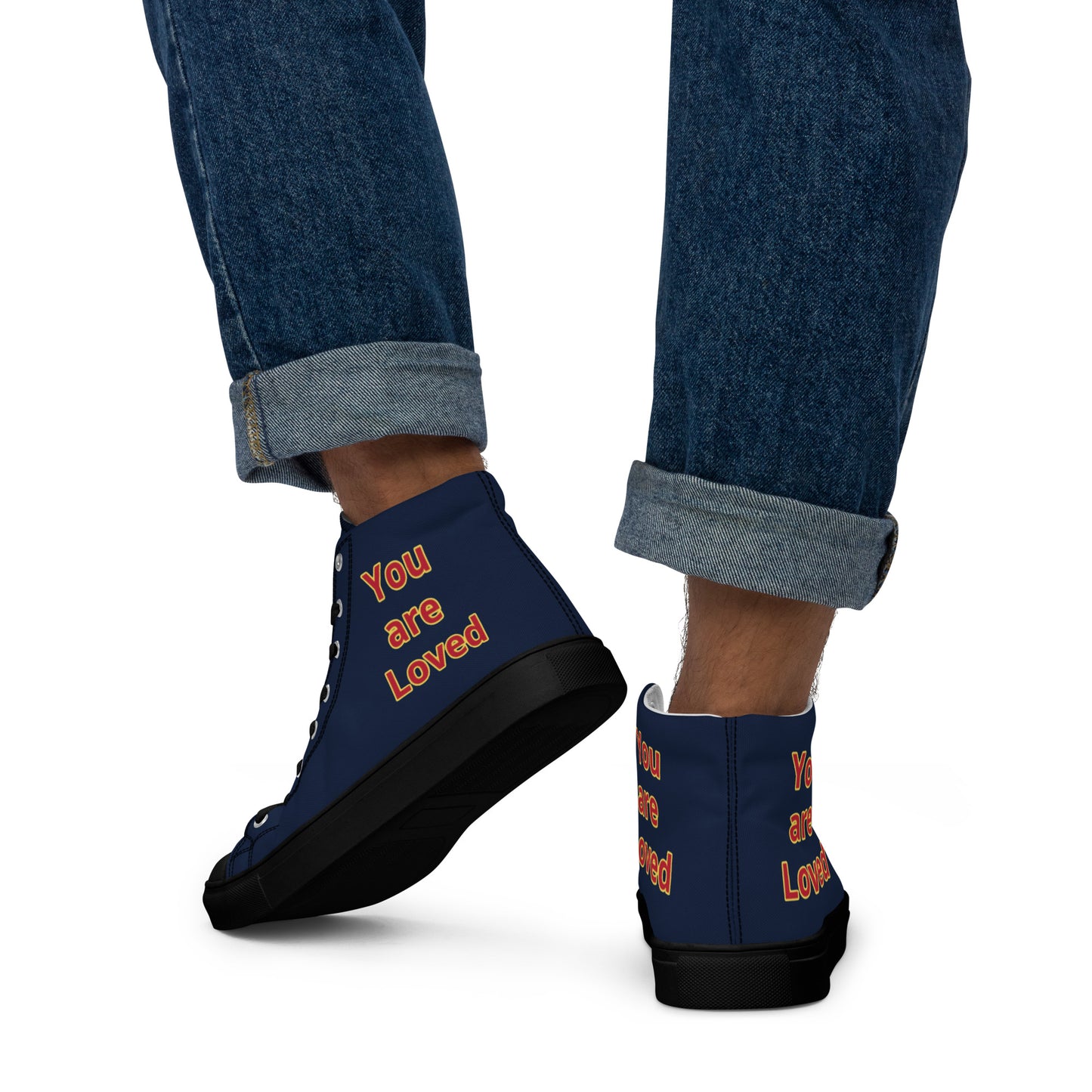 Men’s High Top Canvas Faith Shoes