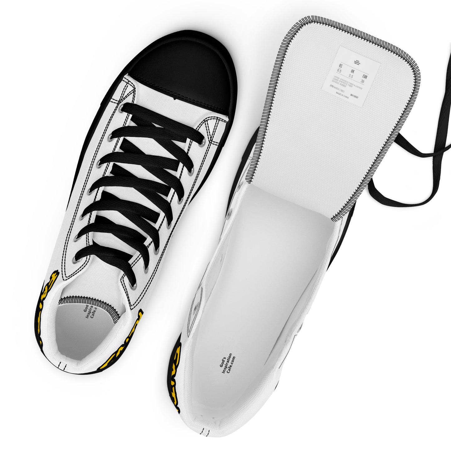 Men’s High Top Faith Canvas Shoes