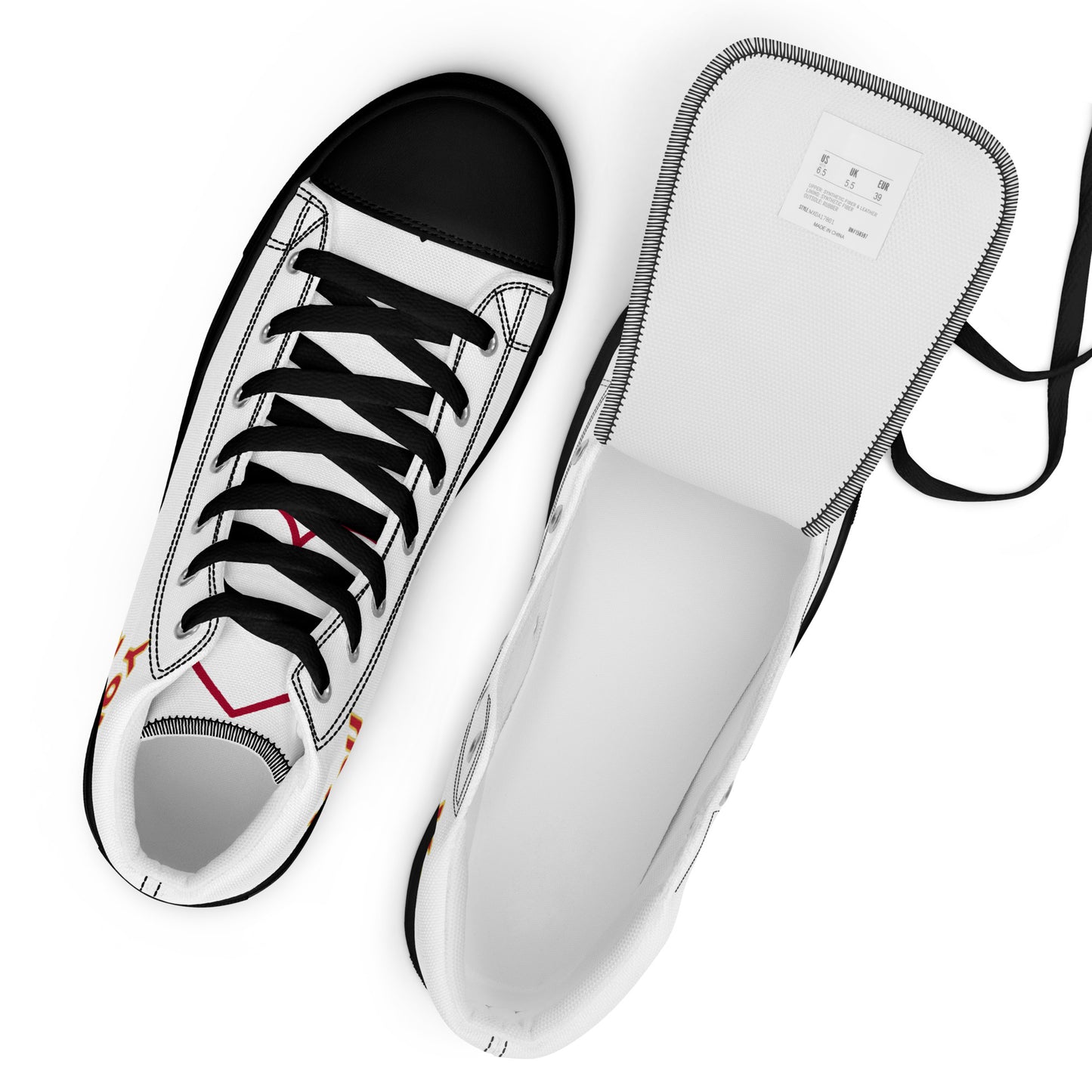Men’s High Top Canvas Faith Shoes