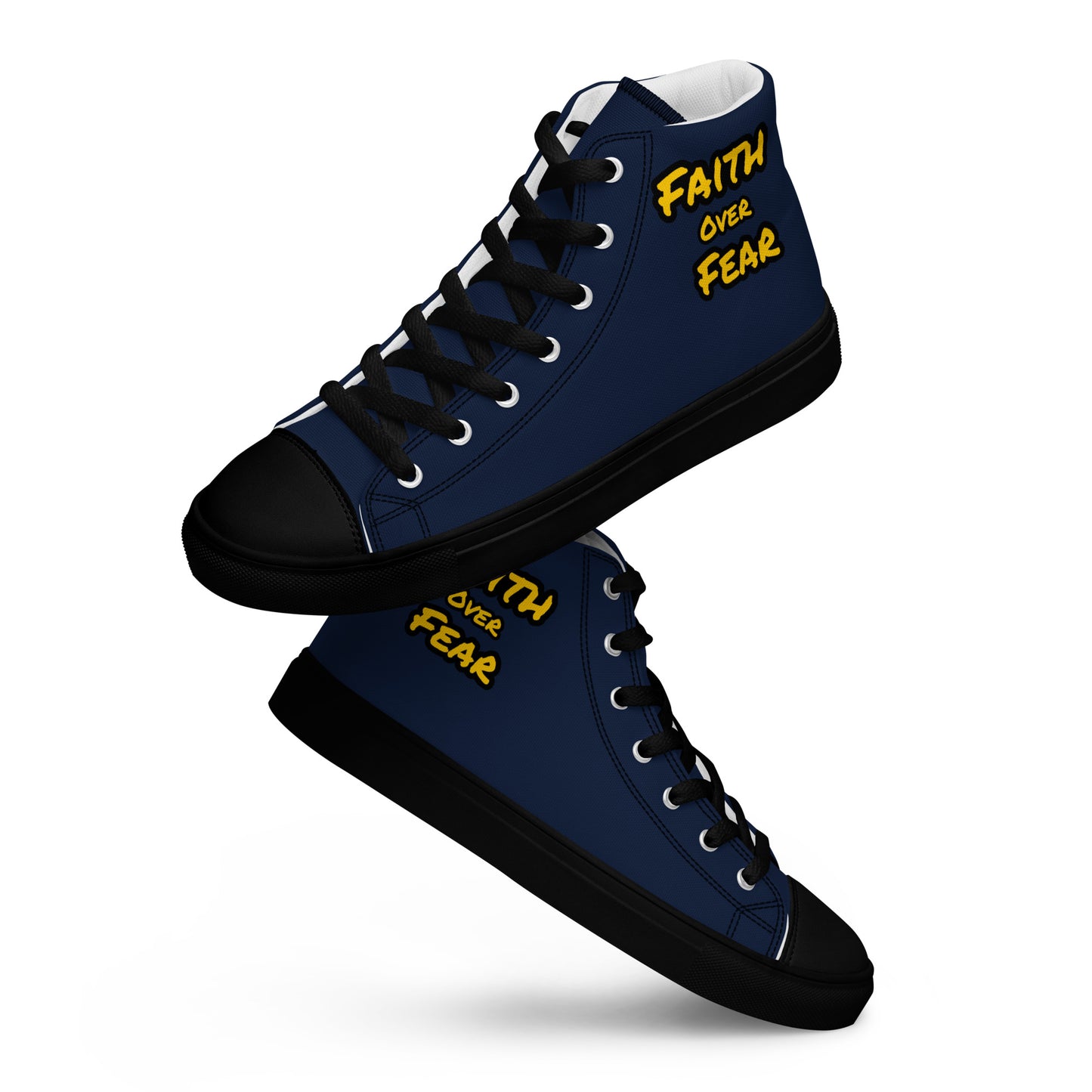 Men’s High Top Canvas Faith Shoes
