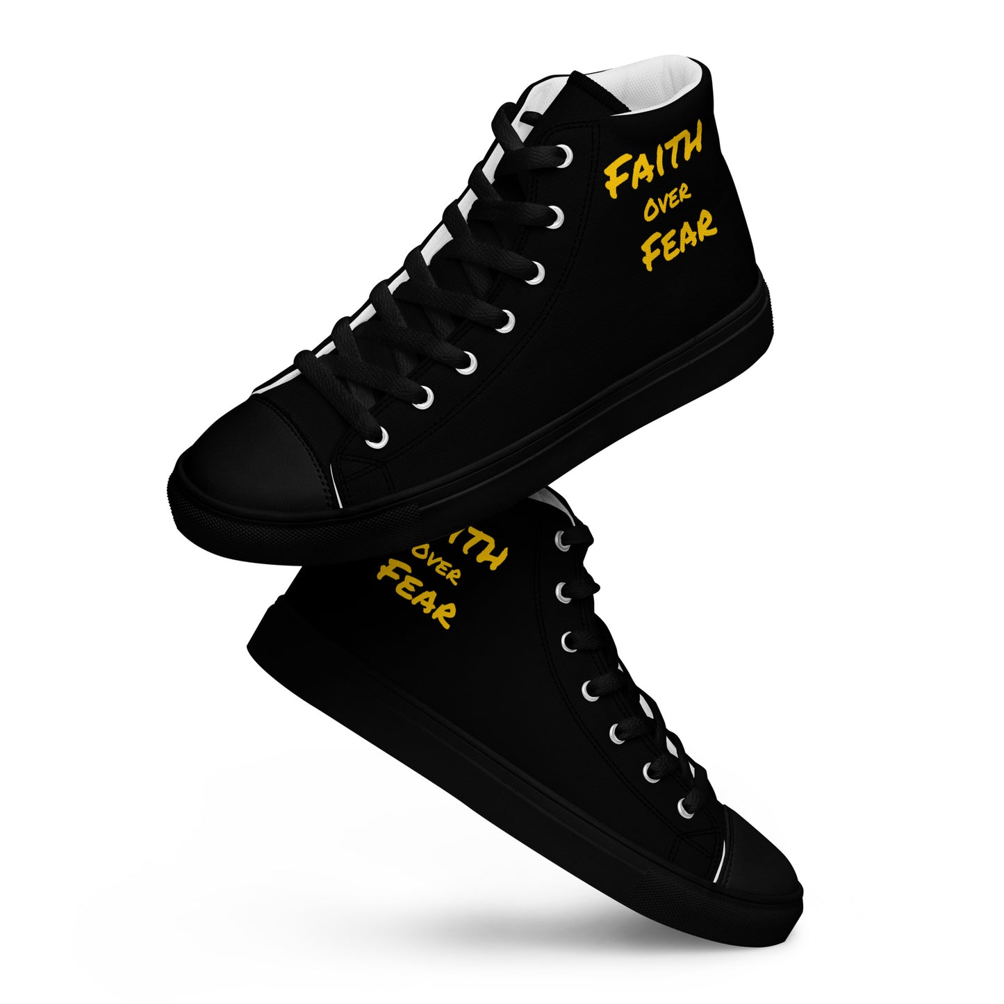 Men’s High Top Canvas Faith Shoes