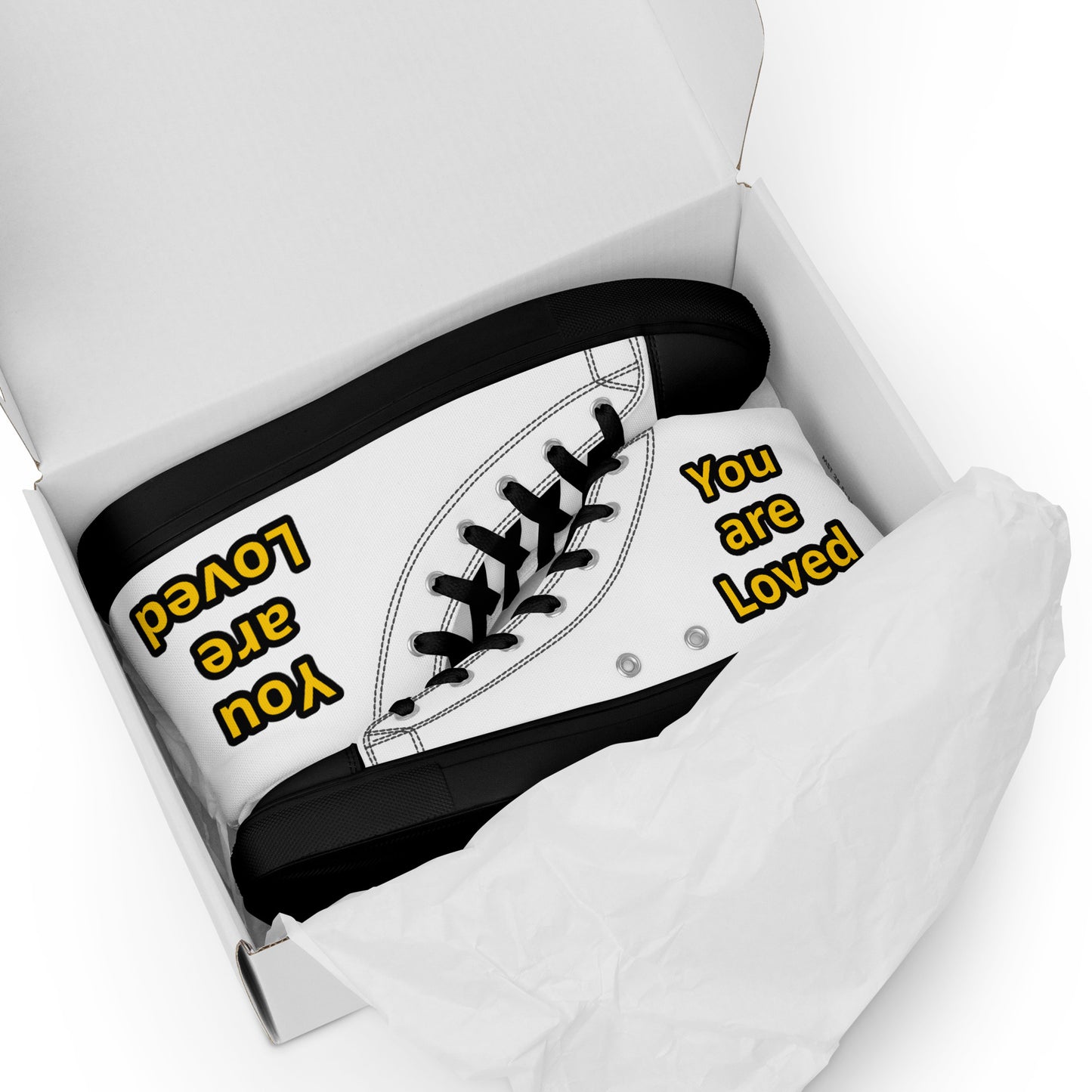 Men’s High Top Canvas Faith Shoes