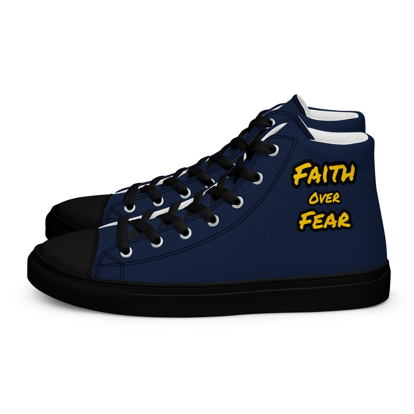Men’s High Top Canvas Faith Shoes