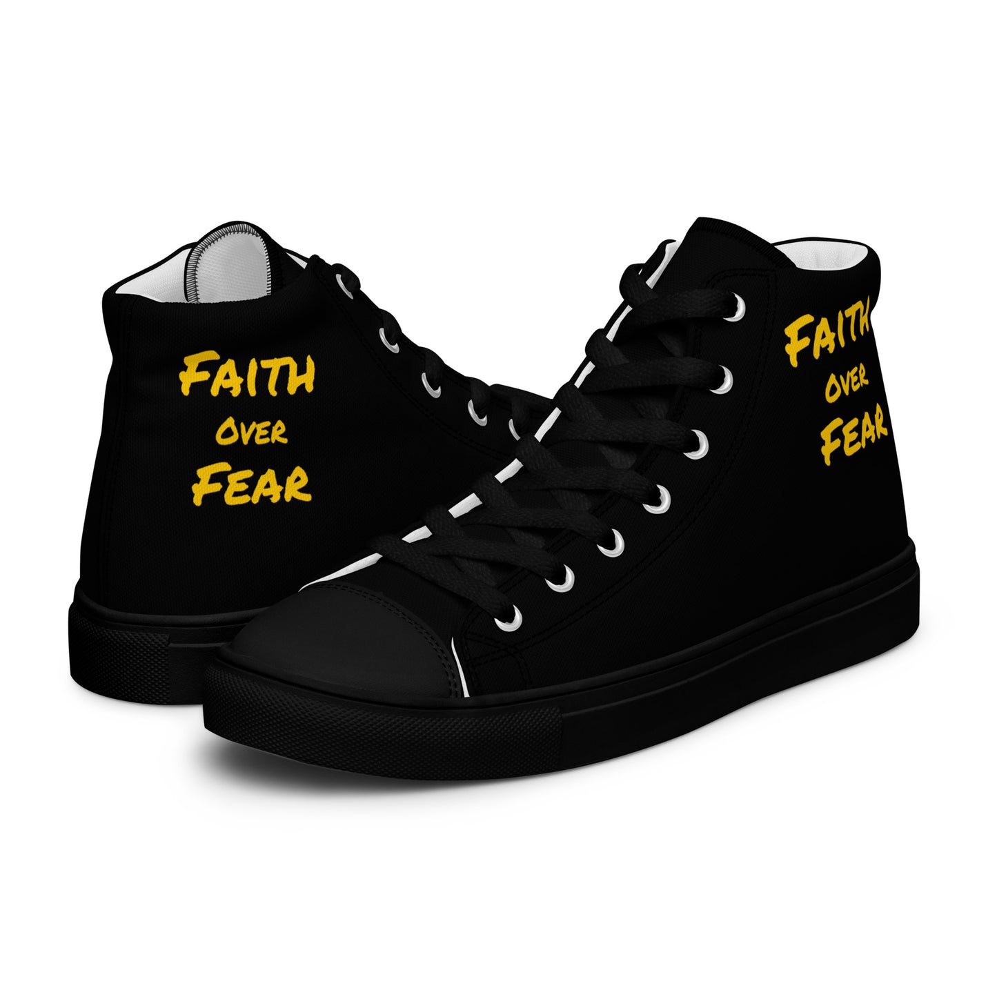 Men’s High Top Canvas Faith Shoes