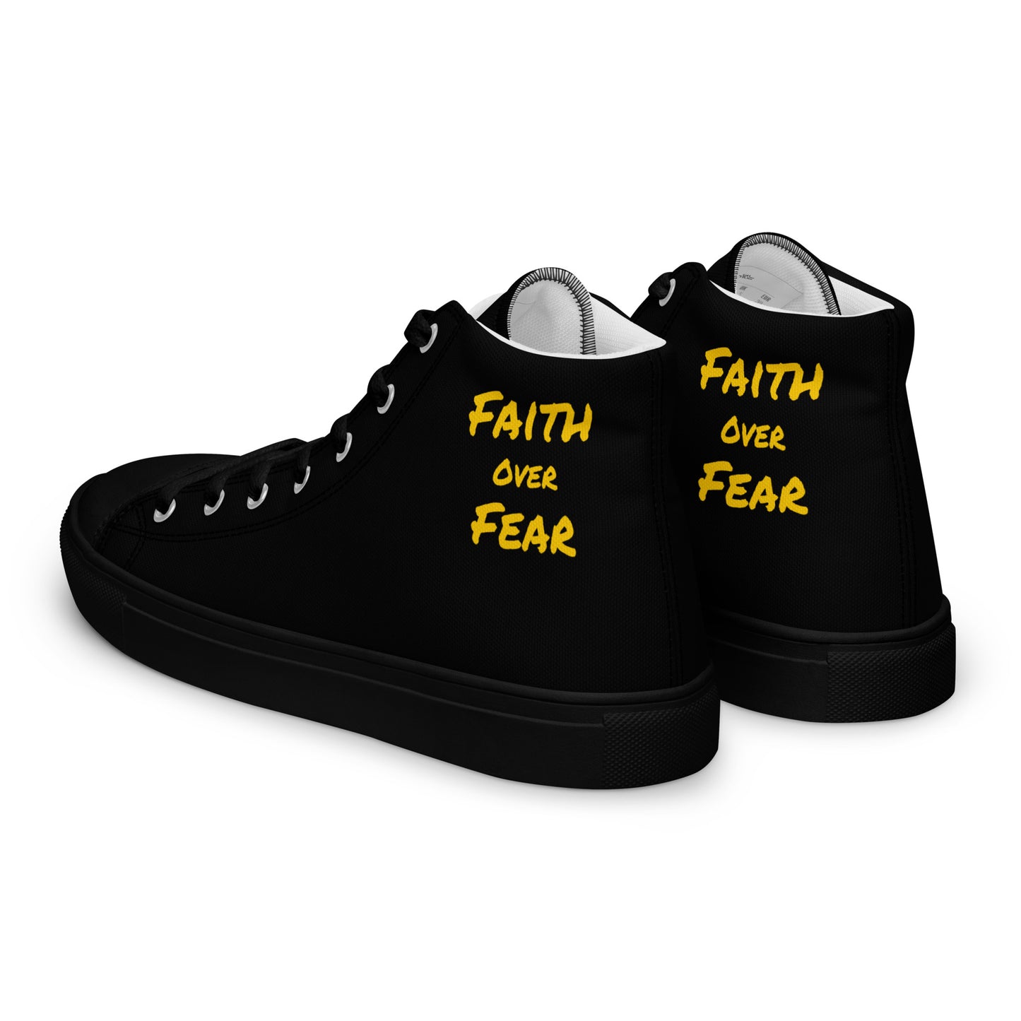 Men’s High Top Canvas Faith Shoes