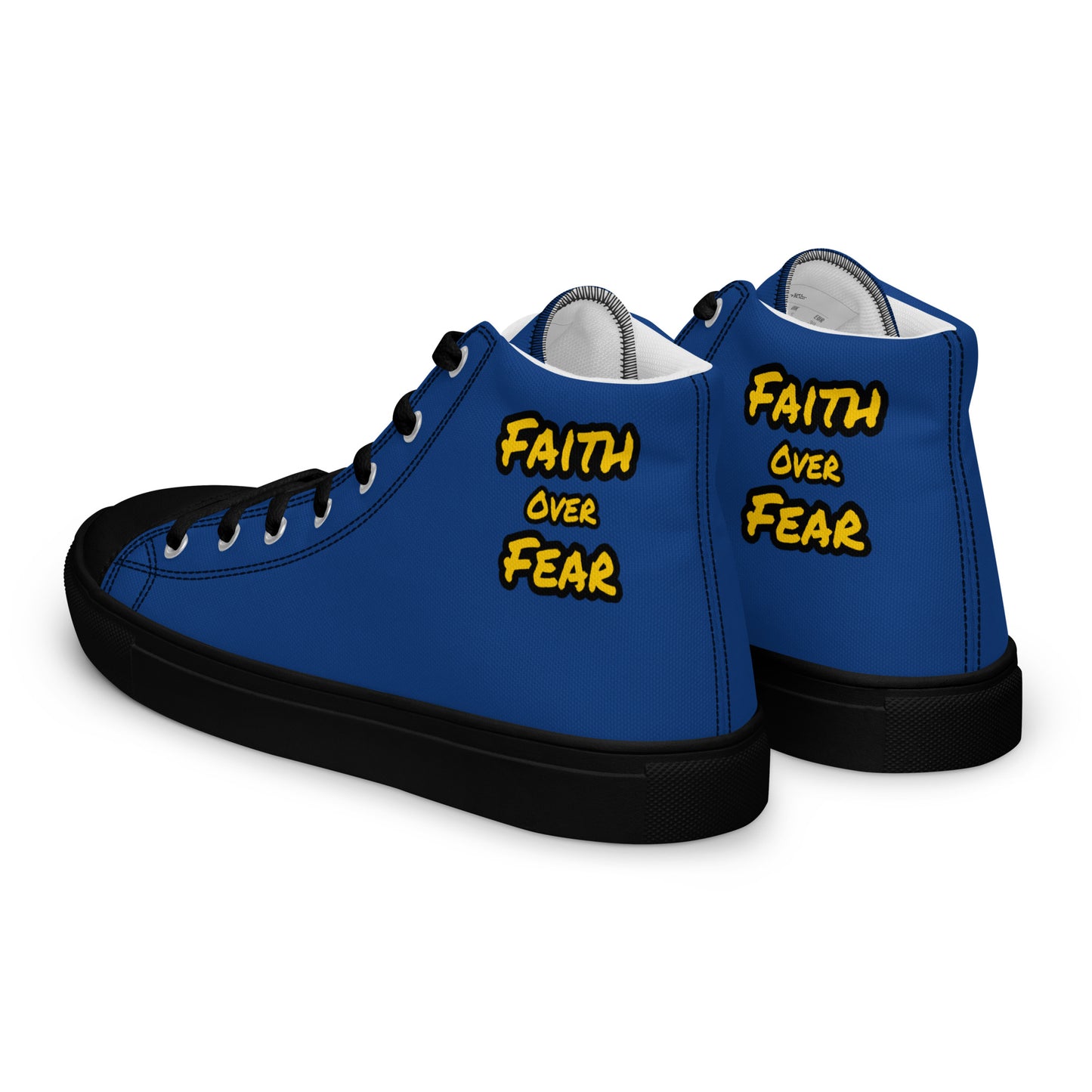 Men’s  High Top Canvas Faith Shoes