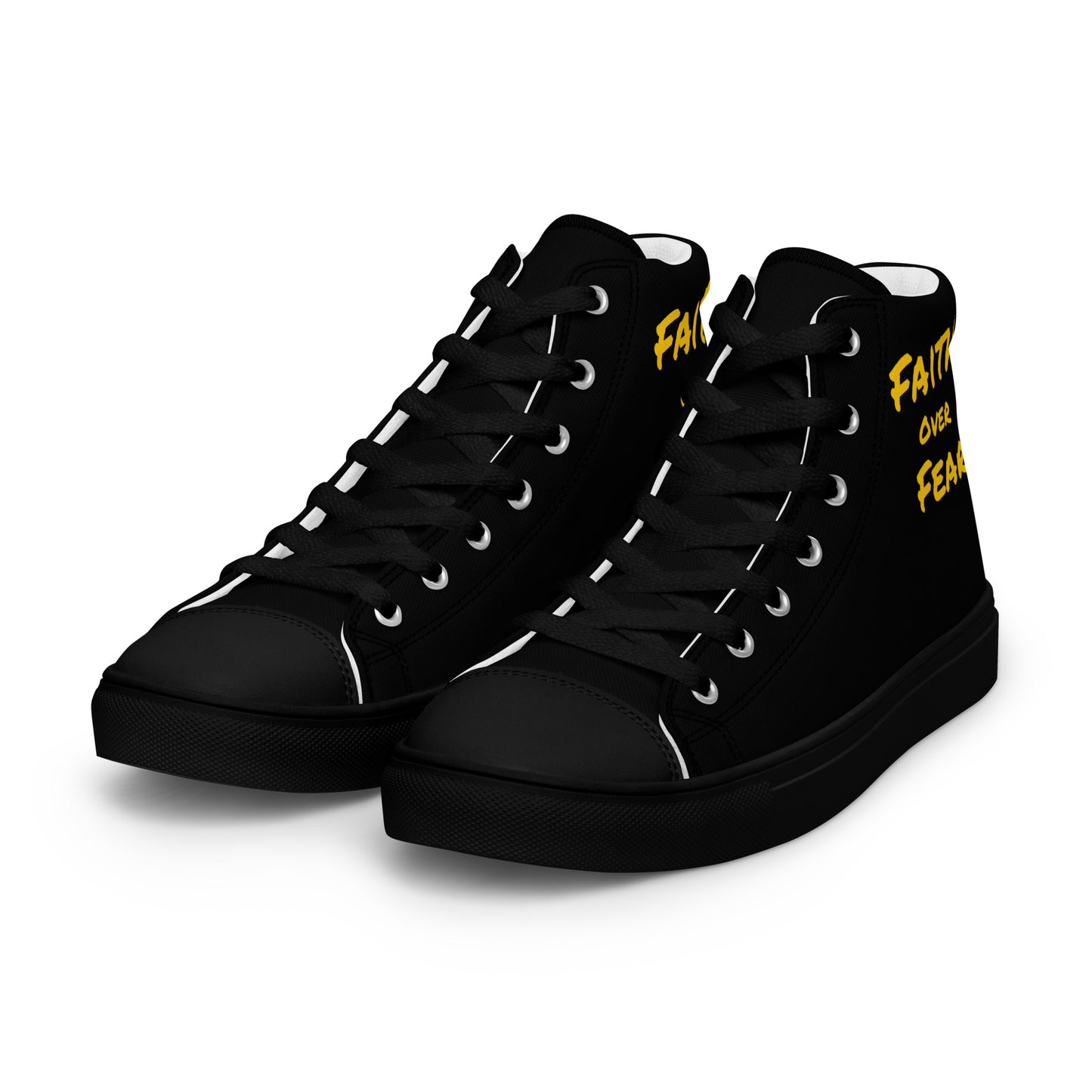 Men’s High Top Canvas Faith Shoes