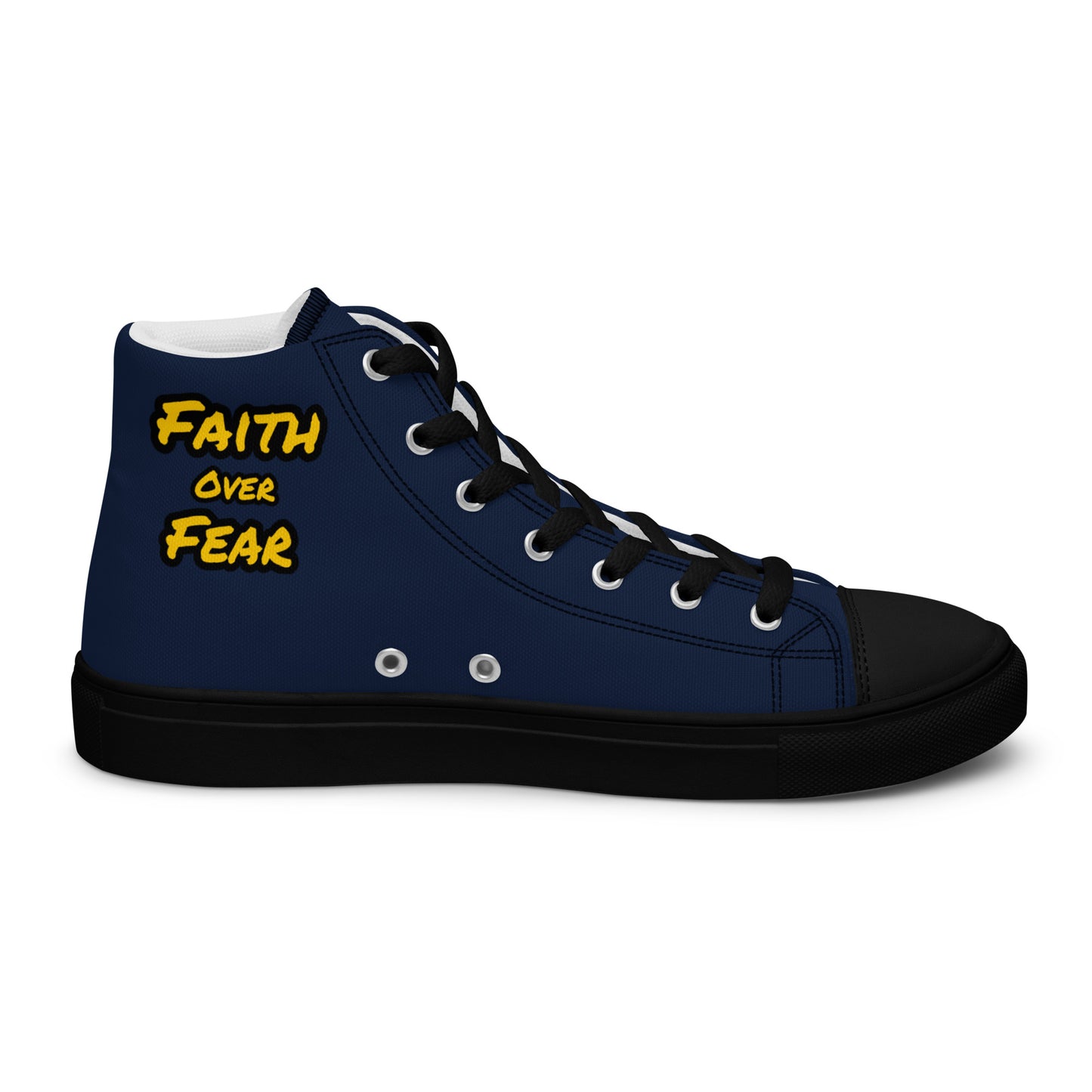 Men’s High Top Canvas Faith Shoes