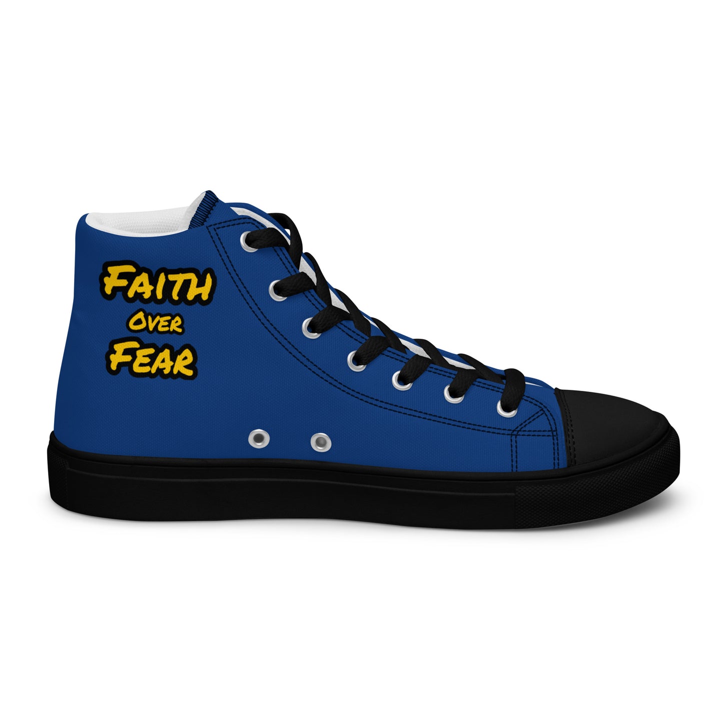 Men’s  High Top Canvas Faith Shoes