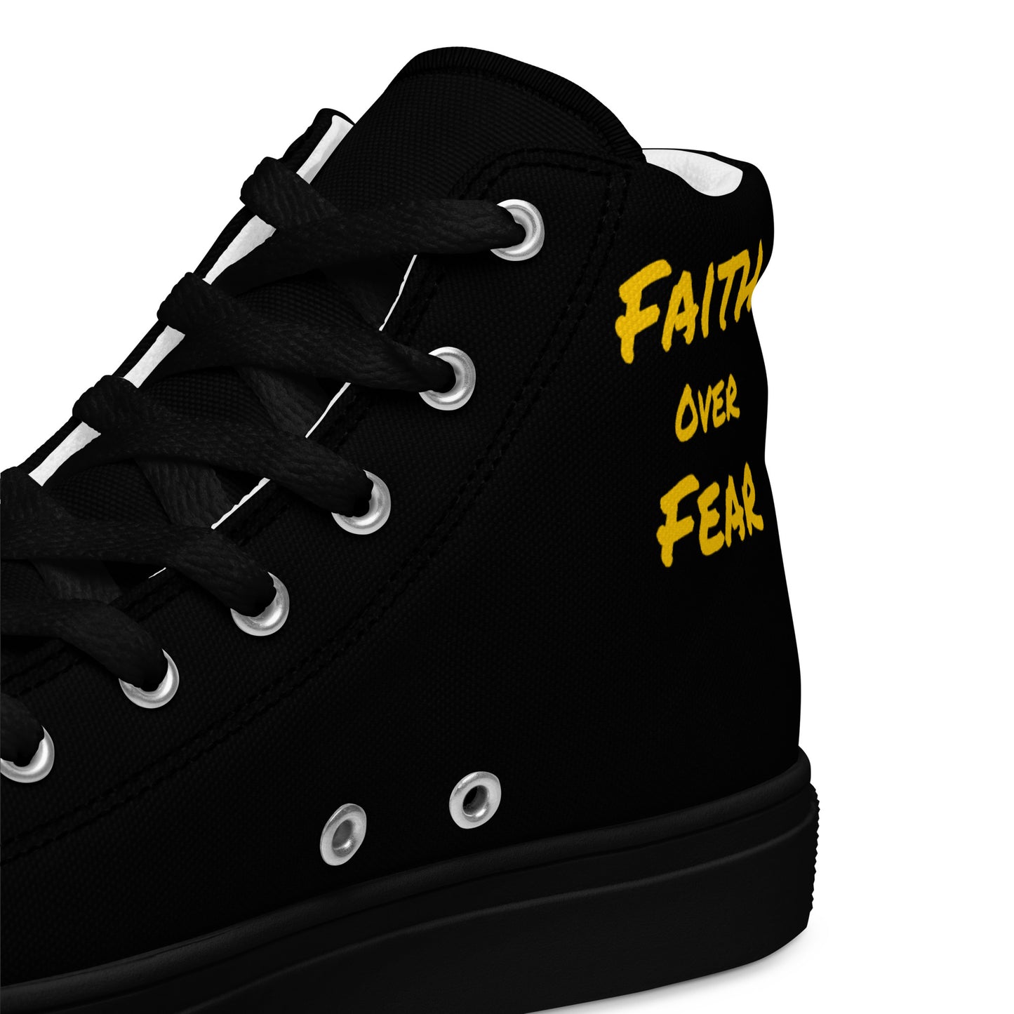 Men’s High Top Canvas Faith Shoes