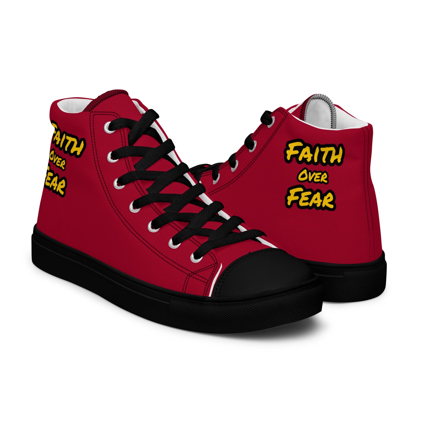 Men’s High Top Canvas Faith Shoes