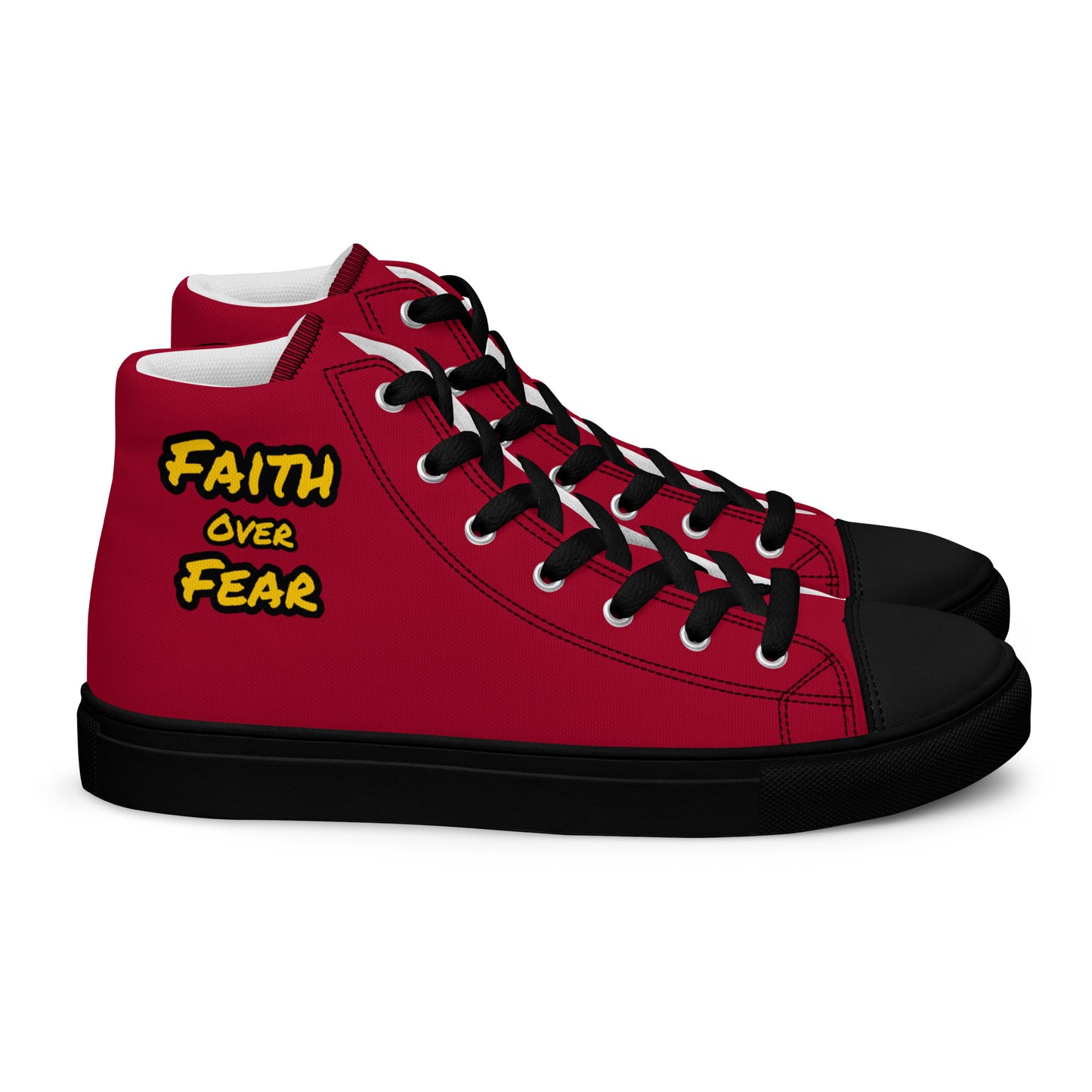 Men’s High Top Canvas Faith Shoes