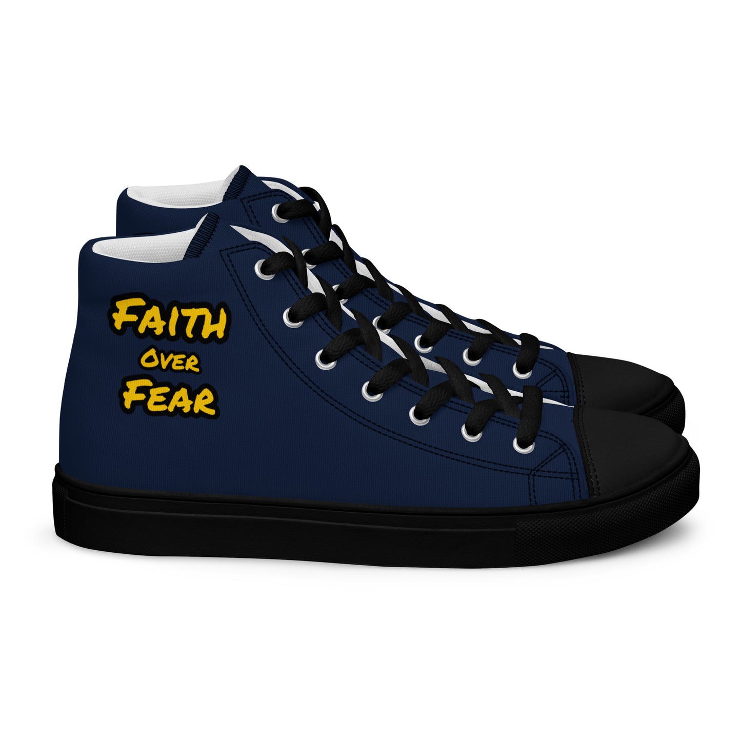 Men’s High Top Canvas Faith Shoes