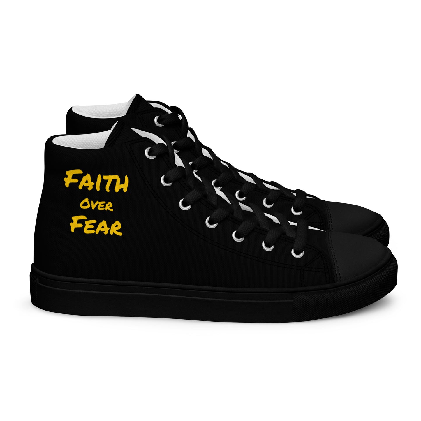 Men’s High Top Canvas Faith Shoes