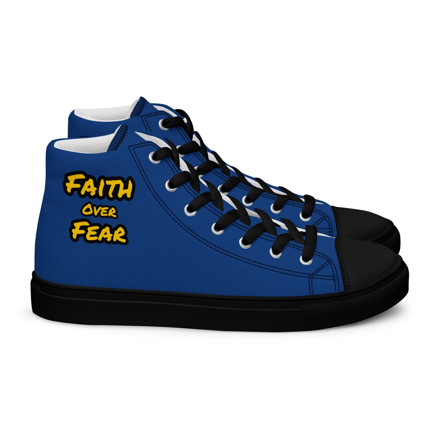 Men’s  High Top Canvas Faith Shoes