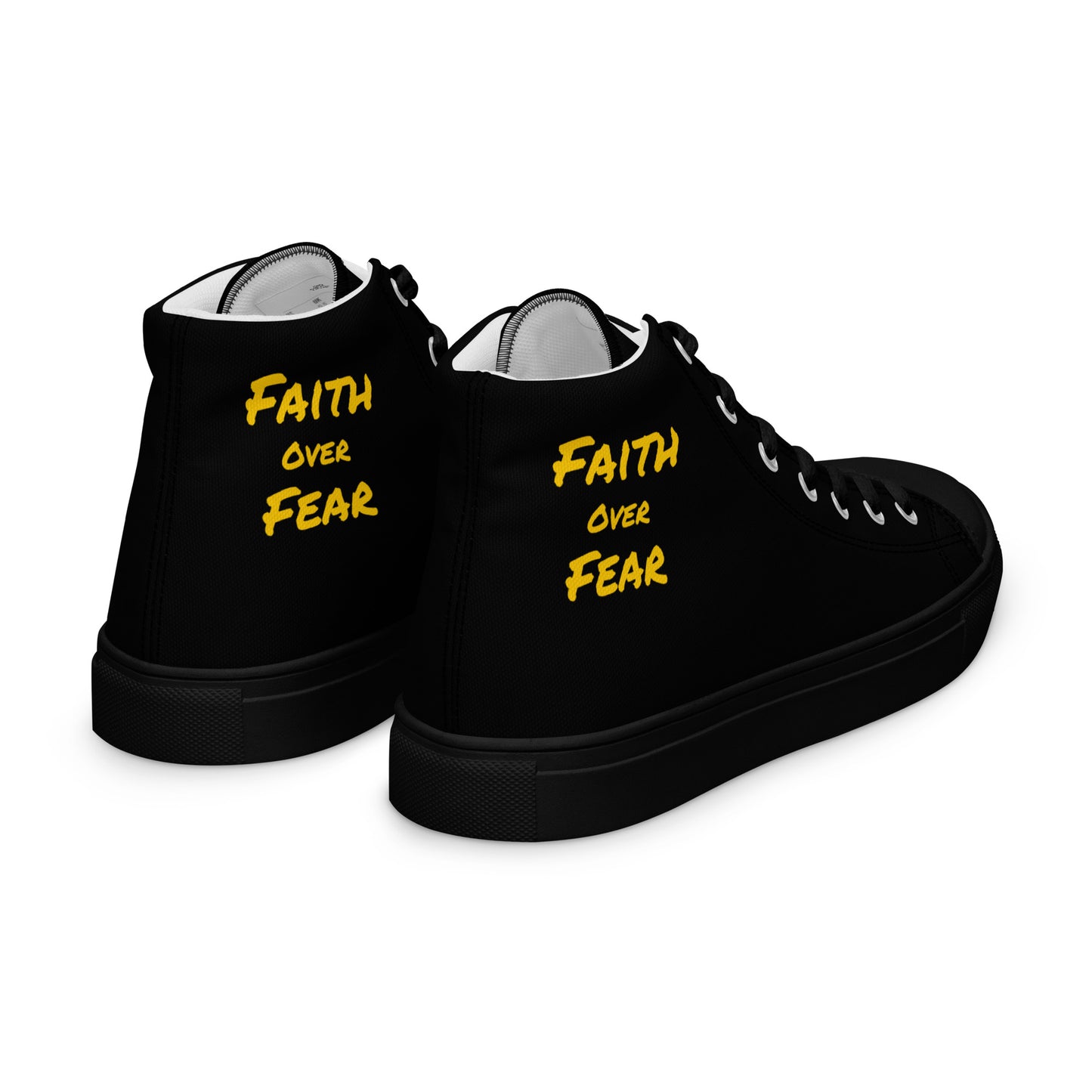 Men’s High Top Canvas Faith Shoes