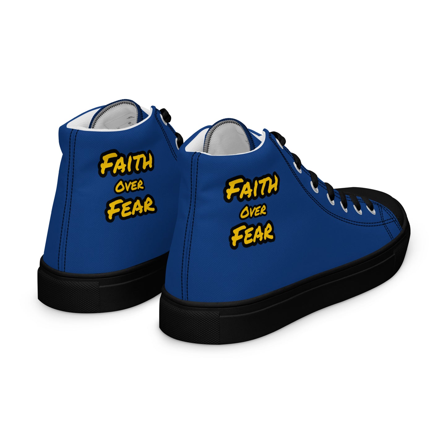 Men’s  High Top Canvas Faith Shoes