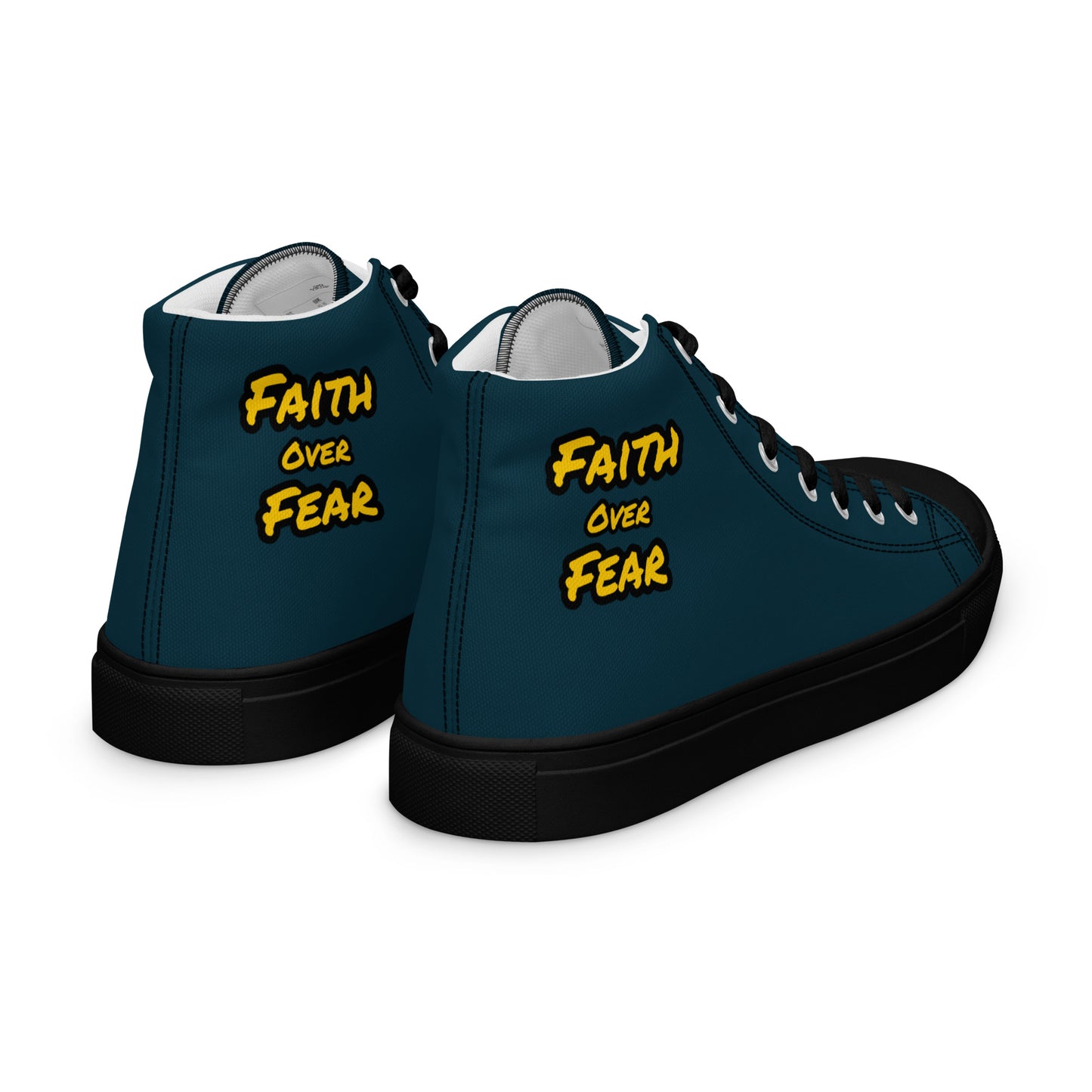 Men’s High Top Canvas Faith Shoes