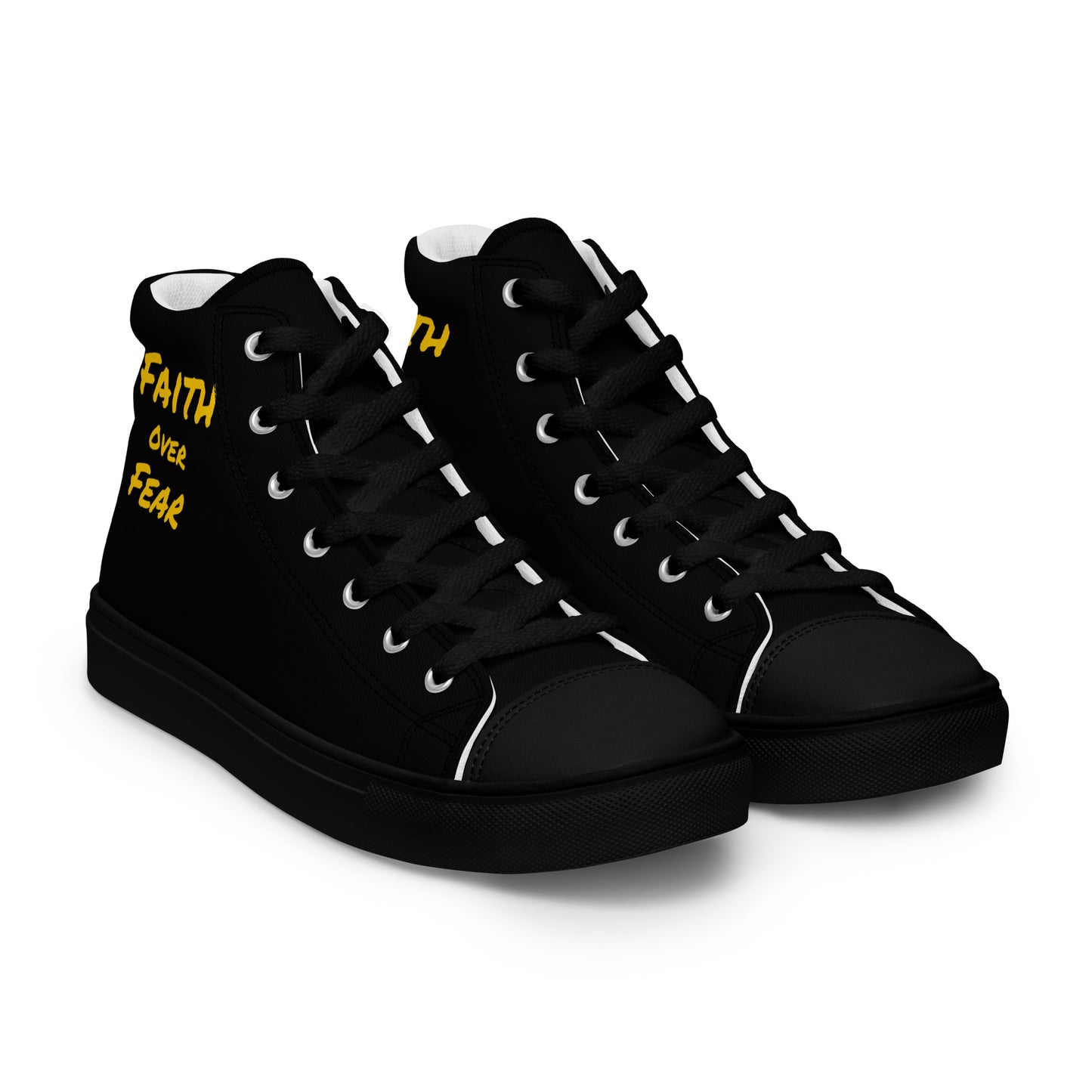 Men’s High Top Canvas Faith Shoes