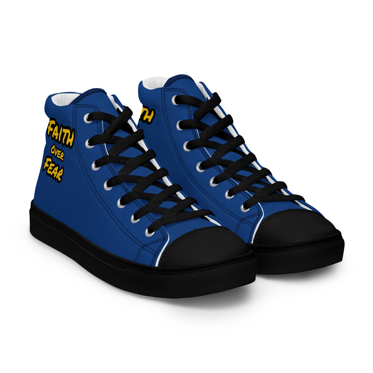 Men’s  High Top Canvas Faith Shoes