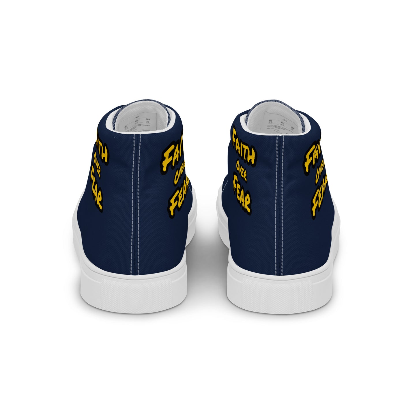 Men’s High Top Canvas Faith Shoes